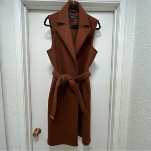 Caramel Vest Trench with Pockets!